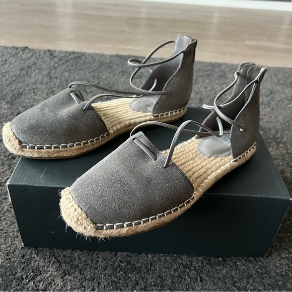 eileen fisher lee metallic espadrilles vacation cottage core - Picture 1 of 9
